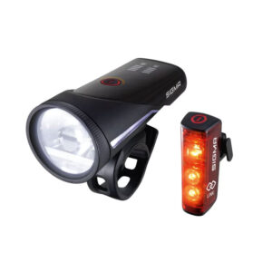 Lichset Sigma Aura & Blaze Link schwarz mit Bremslichfunktion